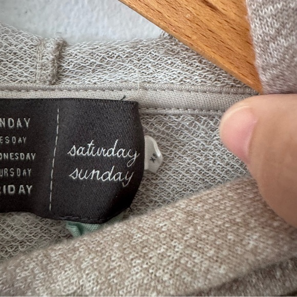 Saturday Sunday hooded sweatshirt dress Size XS - Picture 4 of 9